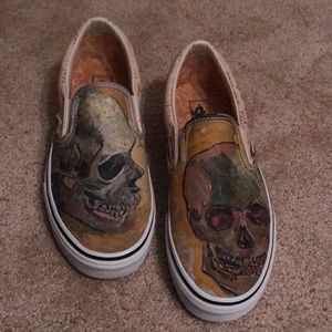 Vans Van Gogh Skull size 8